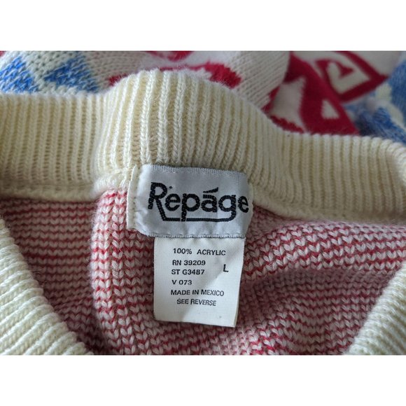 Vintage Repage Colorful long sleeve Aztec design - Picture 4 of 5